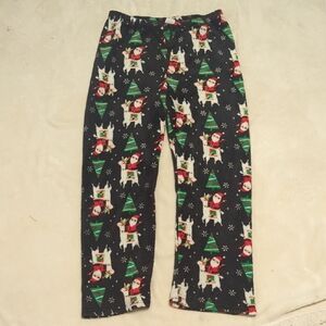 Festive Christmas Pajama pants woman's size XL